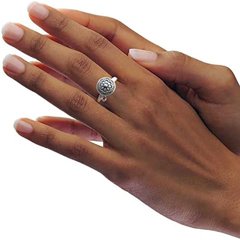 Сватбени и годежни пръстени за жени, пръстен с шест символа, шест фигура пръст, отварящ вятър, Пръстен на истината