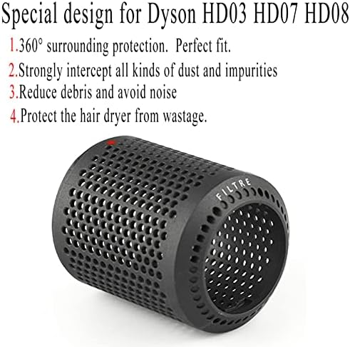 Подмяна на външен филтър сешоар LGEGE, съвместим с сверхзвуковым сешоар Дайсън HD03 HD07 HD08, аксесоари за сешоар