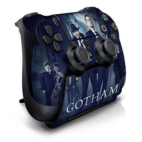 Controller Gear Официално Лицензиран Gotham Cast Alley - Набор от скинове за PS4 за контролер и поставка за контролер