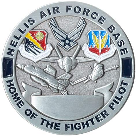 ВоенноВоздушные сили на САЩ USAF военновоздушная база Неллис Лас Вегас, щата Невада AFB Родното място на монети повикване