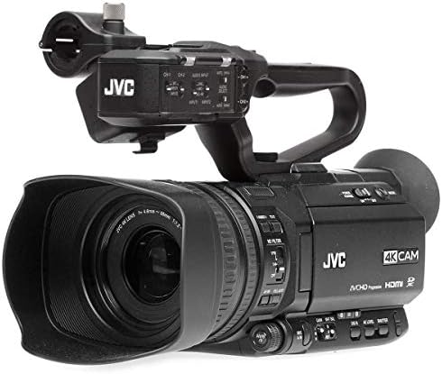 Видеокамера JVC GY-HM180 с резолюция от 12.4 Mp 4K Ultra HD, 12-кратно оптично увеличение - с карта SDHC U3 с капацитет