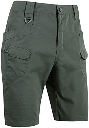 Мъжки къси Панталони-Карго, Модерни къси Панталони за Голф джоб с Множество Джобове, Тактически Панталони с Копчета