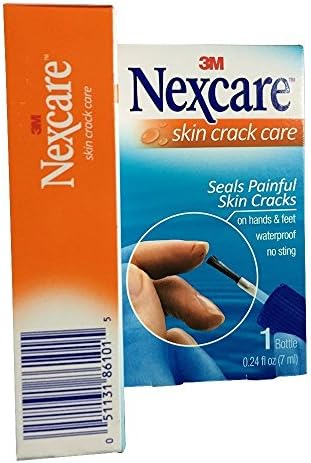 Течността Nexcare за грижа за пукнатини по кожата 0,24 грама (2 опаковки)