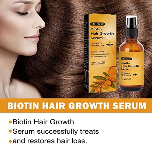 DUBUSH Биотиновая Серум за Растеж на косата Срещу Изтъняване на Биотиновая Серум Биотиновое Масло за Растежа на косата на