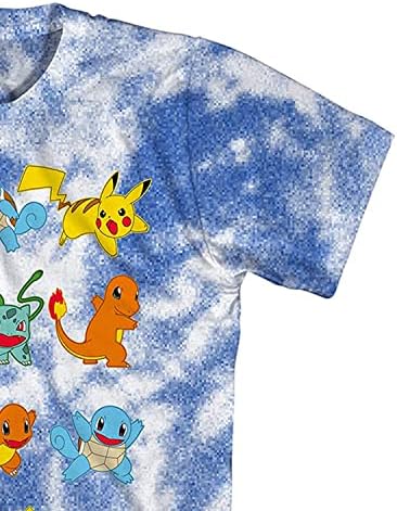 Детска тениска Pokemon Boys с Pikachu - Трябва Catch ' Em All - Официалната риза Вратовръзка Боядисват