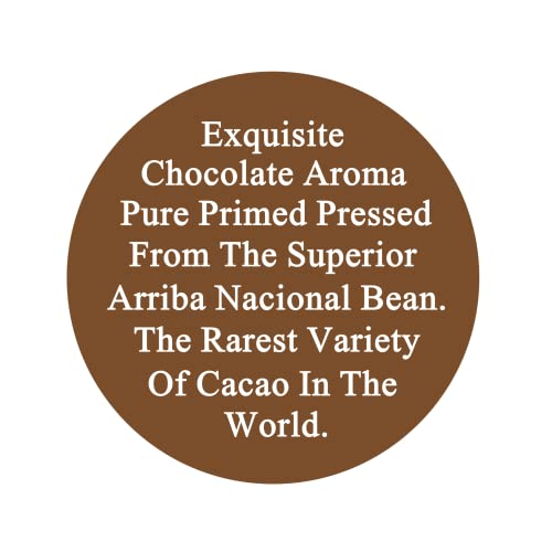 Суровото какаово масло 8 унция. Шоколад - Чисто Органично Нерафинирано хранително какао Arriba Nacional, С Наситен Шоколадов