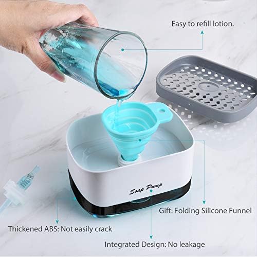 Опаковка сапун за кухненски мивки: най-Новият помпа за течност за миене на съдове на масата 2 в 1 Опаковка течен препарат