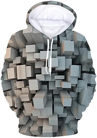 XIAXOGOOL Мъжки Блузи, Дамски Hoody Мода Унисекс 3D Печатни Графичен Новост Пуловер Блузи С Качулка С Джоб