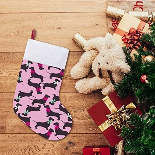 Сладки Такси с Лъкове Коледни Чорапи, Коледни Чорапи Чанта Домашния Семеен Коледен Декор