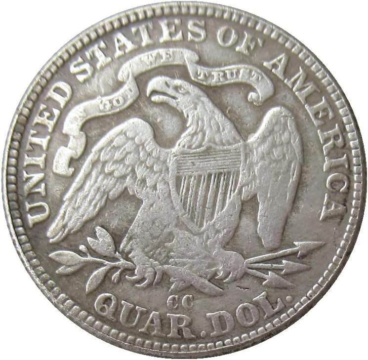 25 на Сто Флаг на САЩ 1878 Г., сребърно покритие Копие на Възпоменателни монети