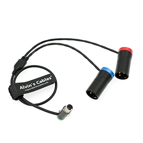 Нископрофилен, аудио кабел Alvin's Cables TA5F с две 3-контактни конектори LP XLR за Wisycom-MCR54| Lectrosonics-DCHR-Приемник