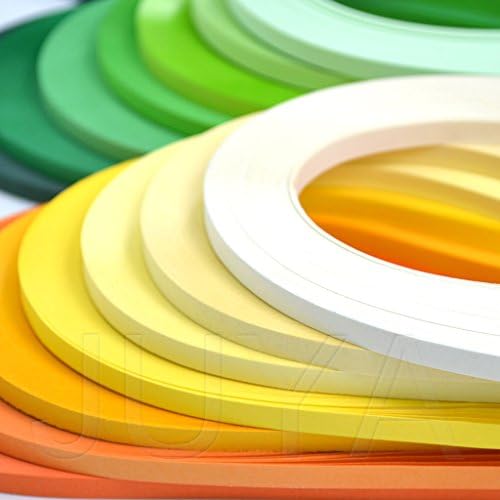 Набор ленти за квиллинга от обикновен цвят хартия JUYA 42 цвят, 100 ленти в опаковка Ширина 2/3/5/7/10 мм, предлага 42 цвят
