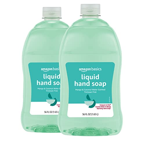 Течен сапун за ръце Basics с аромат на мляко и мед, без триклозана, 56 течни унции, опаковки от 1