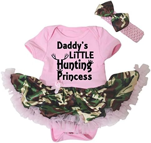 Бебешка рокля Petitebella татко на Малката Hunting Princess Nb-18m