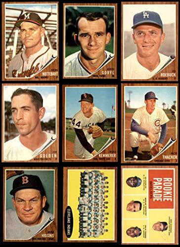 1962 Пълен комплект Topps Baseball High Number (Бейзболен комплект) EX/MT