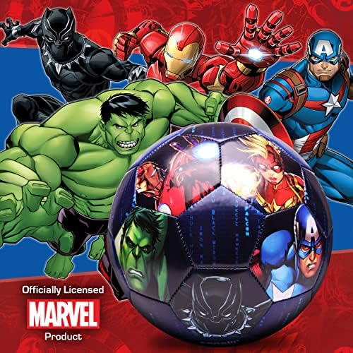 Футболна Топка Capelli Sport Marvel Отмъстителите, Младежки Футболна Топка За деца на Закрито и открито, Размер 5