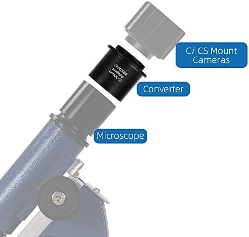 Обзавеждане за Лабораторен Микроскоп FIERRG 30 мм към Адаптер C-Mount Конвертор C/CS CCD Интерфейс Камера ВИДЕОНАБЛЮДЕНИЕ