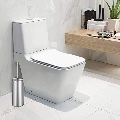 Държач за тоалетна четка CDYD От неръждаема Стомана - Творчески Комплект Тоалетни Четки За монтиране на полу -Безплатен Държач