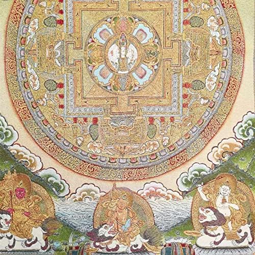 АРРГО Тибет Тибетски Плат, Коприна Будизма Мандала Тангка Тханка Живопис Стенопис