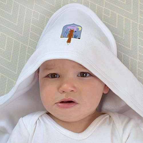 Бебешка хавлиена кърпа с качулка Azeeda Лисича природа (HT00021152)