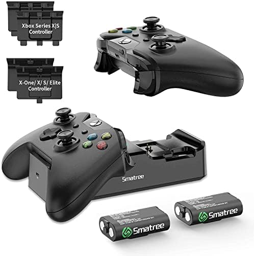 Зарядно устройство за контролер Smatree за Xbox X series|S, Двойно зарядно устройство за Xbox One/One X/One S/ One