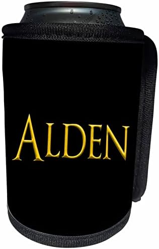 3дРоуз Alden най-популярното име за момче в Америка. Свети жълт цвят. - Опаковки за бутилки-охладители (cc-361936-1)