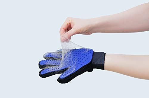 [ Невероятни предмети] Ръкавици за грижа за домашни животни - Четка за ръкавици за кучета - рукавица за премахване на козина