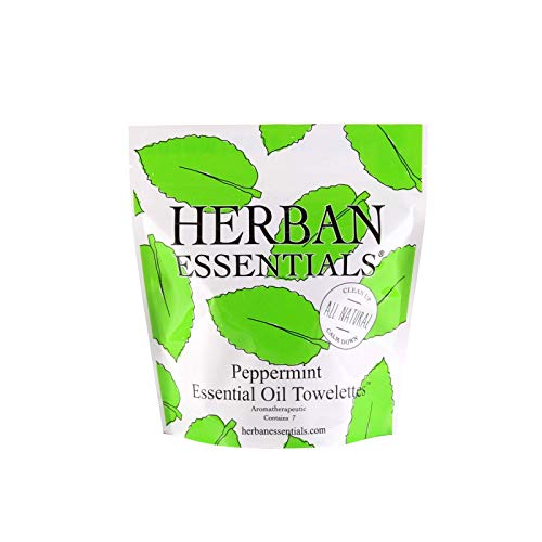 Ментови бонбони кърпички Herban Essentials с добавянето на мента - 7 броя
