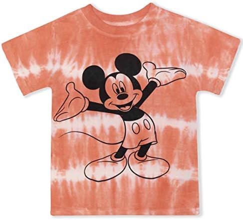 Тениска за момчета Disney с Мики Маус за деца – Зелен / Червен / Сив / Син / Жълт