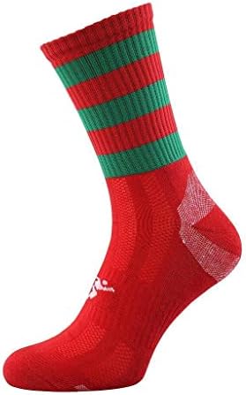 Чорапи с обръч Precision Childrens/Kids Pro за деца 9, за деца 12) (черен / кехлибарен)