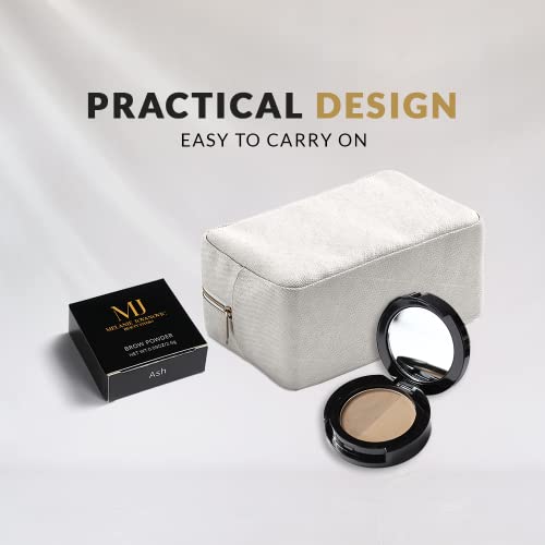 Mela Beauty Studio Brow Powder Duo | Компактна пудра на прах за вежди две сенки | Подчертае цвета и ще бровям