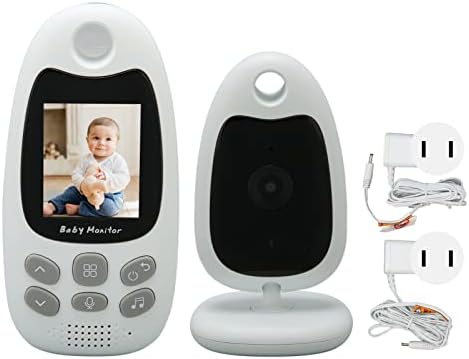 Детска камера за сигурност CHICIRIS, Мониторинг на температурата, 2 начин на разговор, Вградени Колыбельные, Видео, Аудио,