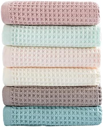 SXNBH Кърпа с вафельным модел, кърпи за баня за възрастни, леки и лесно сохнущие Домакински Аксесоари за баня (Цвят: E,