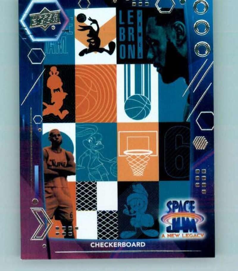 Космически сладко Горната палуба 2021 Година - Нова Търговска карта Legacy 45 Checkboard Trading Card