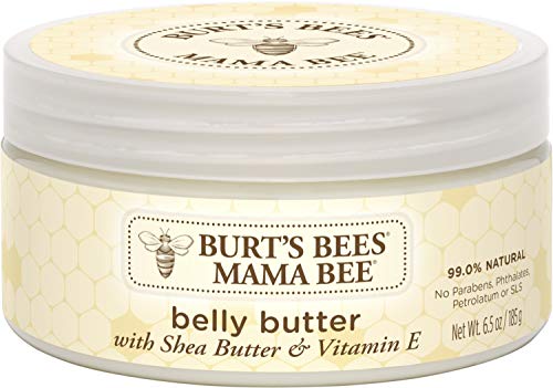 Масло за корема бърт Bees Мама Bee Belly Butter, Лосион Без аромати, Вана 6,5 Грама