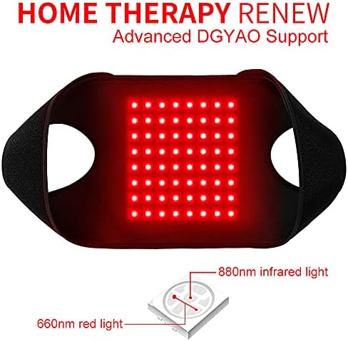 Колан за терапия Червено и Близкия инфрачервен светлина DGYAO и Превръзка на рамото