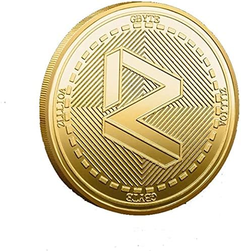 Монета Златна Цифров Виртуална Монета GBYTE Coin цифрово шифрирана Валута 2021 са подбрани Монета Ограничена серия с Защитен