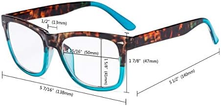 Дамски очила за четене Eyekepper - 3 опаковки Стилни Ридеров с големи Лещи за жени +2,75