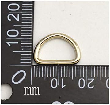 Wuuycoky D-образни Халки на вътрешен диаметър 0,5 Ключалката D-образен пръстен Несварное За връзване лямками Цвят по избор