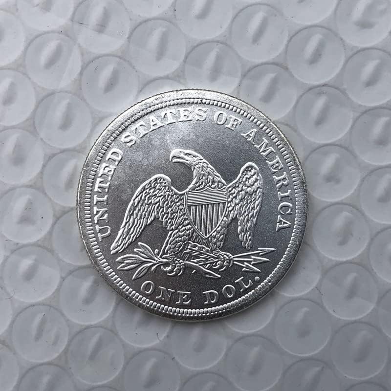 1841 Американски Монети, Месинг Със Сребърно Покритие, Монети Старинни Занаяти Чуждестранни Възпоменателни Монети
