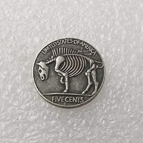 Никелова Монета Скитник 1935-D Buffalo Никелова Копирни Монета за Домашен интериор на Офис