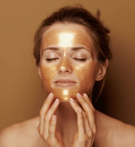 Антиоксидантна маска Ан Каролин с витамин С и глина Peel Off Злато за грижа за лицето 1