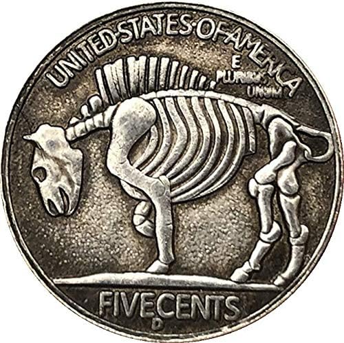 Копие на Антични Монети Buffalo Стойност от Пет Цента, са подбрани Играчка със Запомнящо се на Иконата