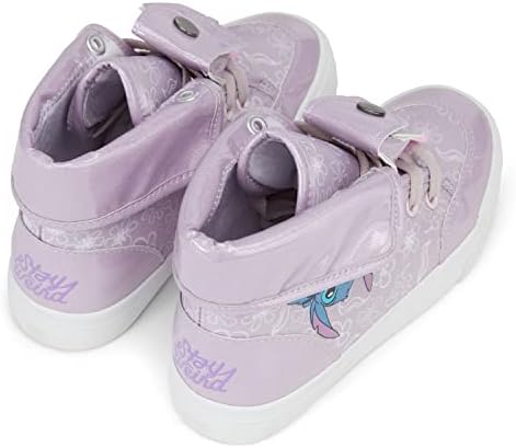 Маратонки Lilo & Stitch за момичета Disney - Спортни обувки с висока берцем Lilo and Stitch - Маратонки дантела с високо