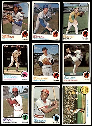 1973 Бейзболен Топпс Почти в пълен комплект (Baseball Set) EX+