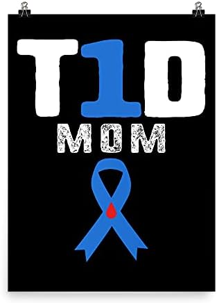 Информираността на диабет при майка ми с СД1, Инсулинова подкрепа на майката на 1-ви тип, Плакат с хронични
