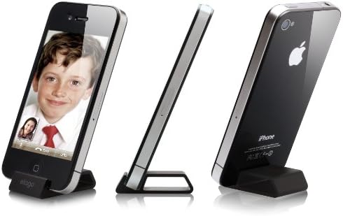 Алуминиева поставка elago S4 за AT & T и Verizon iPhone 4 - Черен