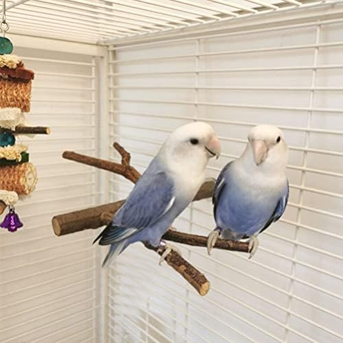 Ipetboom Начало Декор Птици Нощуват Папагал Дървена Поставка Стълбище Птица Дъвченето на Играчка, Играчка За Раздробяване на