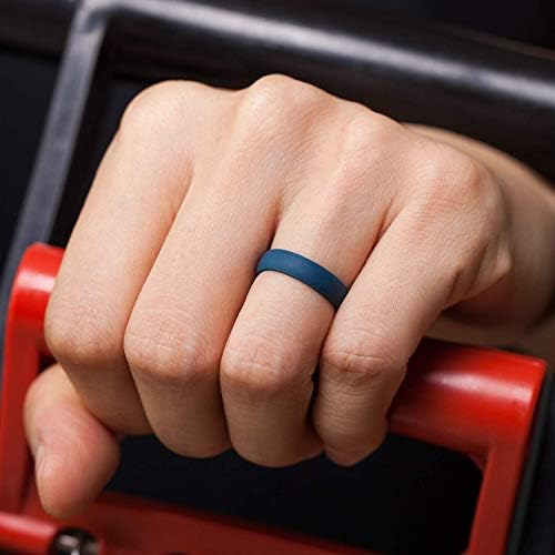 Силиконово Годежен пръстен ThunderFit за мъже и Жени - 4 Пръстена / 1 Пръстен, Гумени пръстени ангажимент -