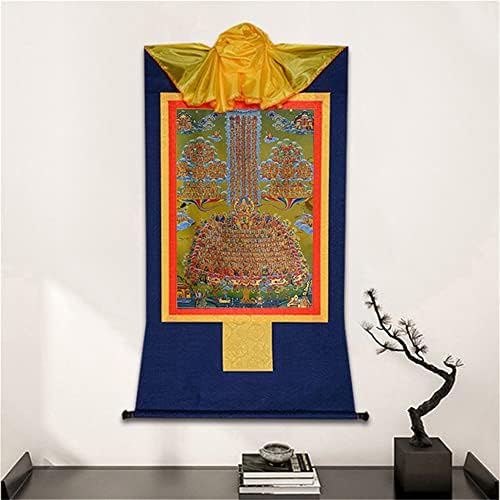 Обжалване на Чже Цонкапы в Гандханру (Дърво Прибежища Чже Ринпоче, Лосанг Дракпа), Тибетски живопис Тханка, Будистка брокат Тханка,